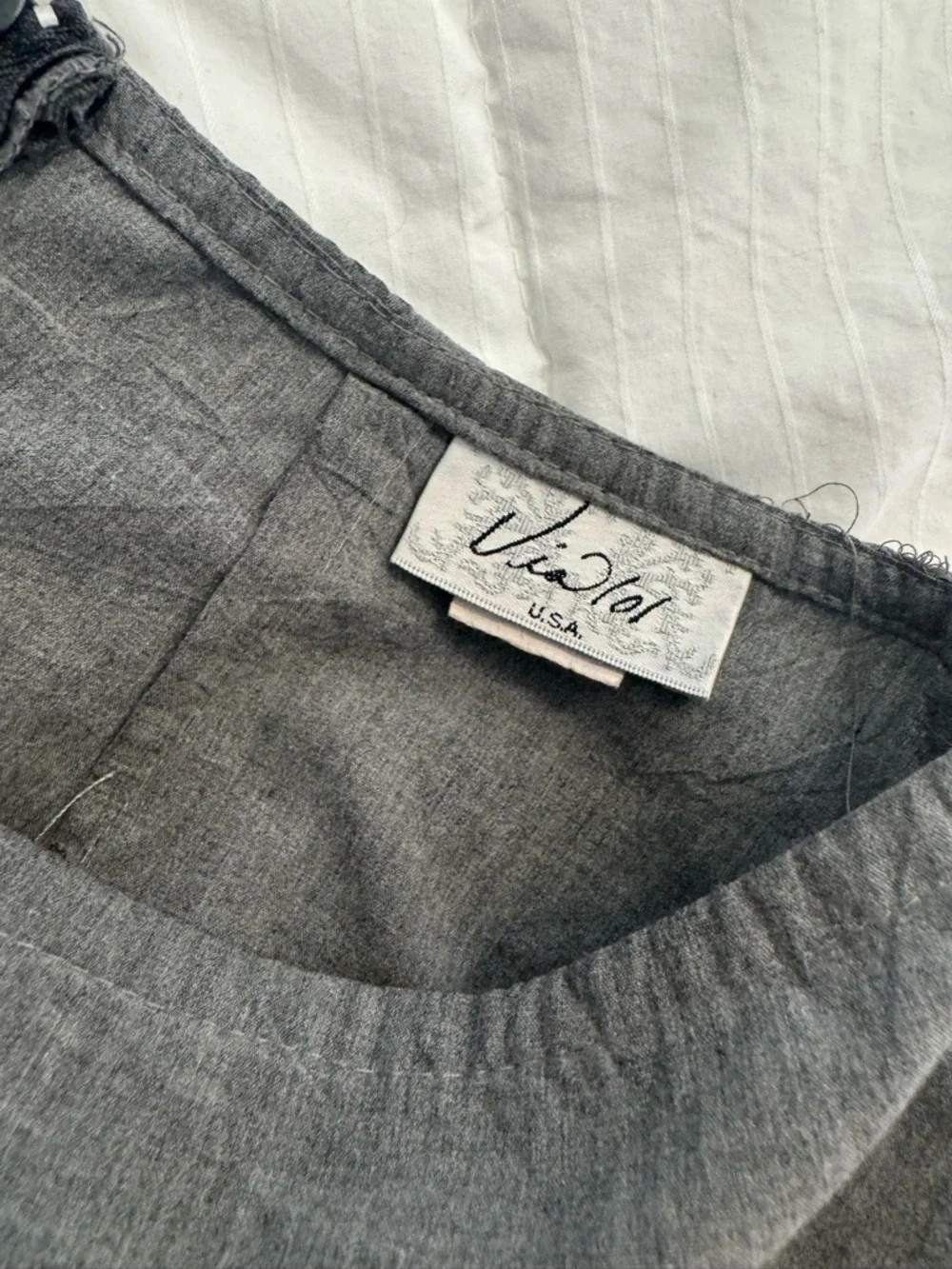 Vintage Gray Maxi Skirt - Women - Picture 4 of 5